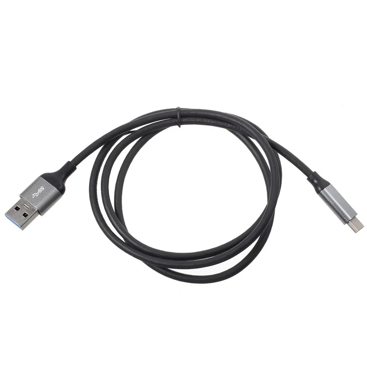 1.0M Type-C to USB 3.0 Data Sync Charging Cable for Samsung HTC Huawei - Black