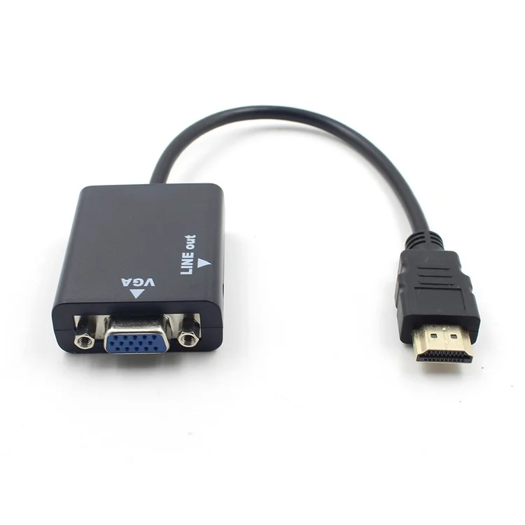 HD 1080P HDMI to VGA Video Converter Adapter Cable for PC DVD HDTV