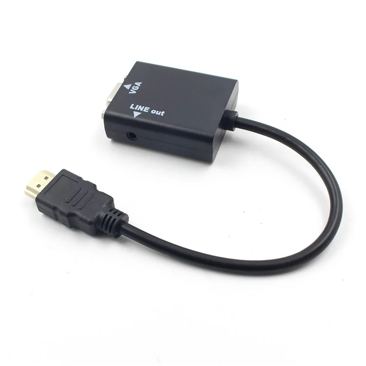 HD 1080P HDMI to VGA Video Converter Adapter Cable for PC DVD HDTV