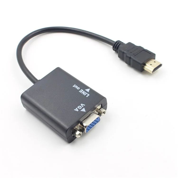 HD 1080P HDMI to VGA Video Converter Adapter Cable for PC DVD HDTV