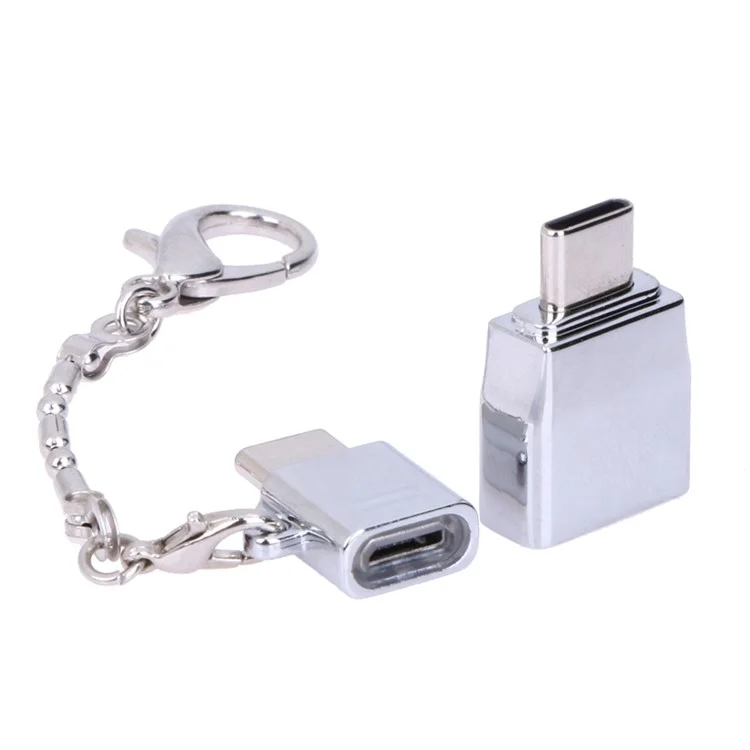 Micro USB to Type-C Converter + USB 2.0 to Type-C Adapter Kit for Samsung Huawei Xiaomi
