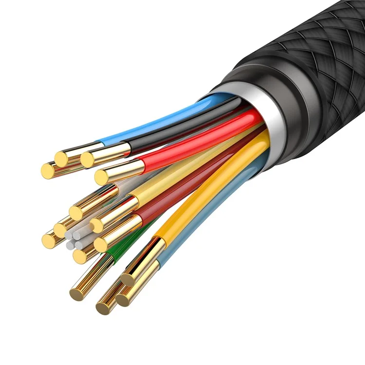 BASEUS NP021180R01BS Nylon Braided 1.8M Type-C Male to HDMI Male 4K Cable Adapter