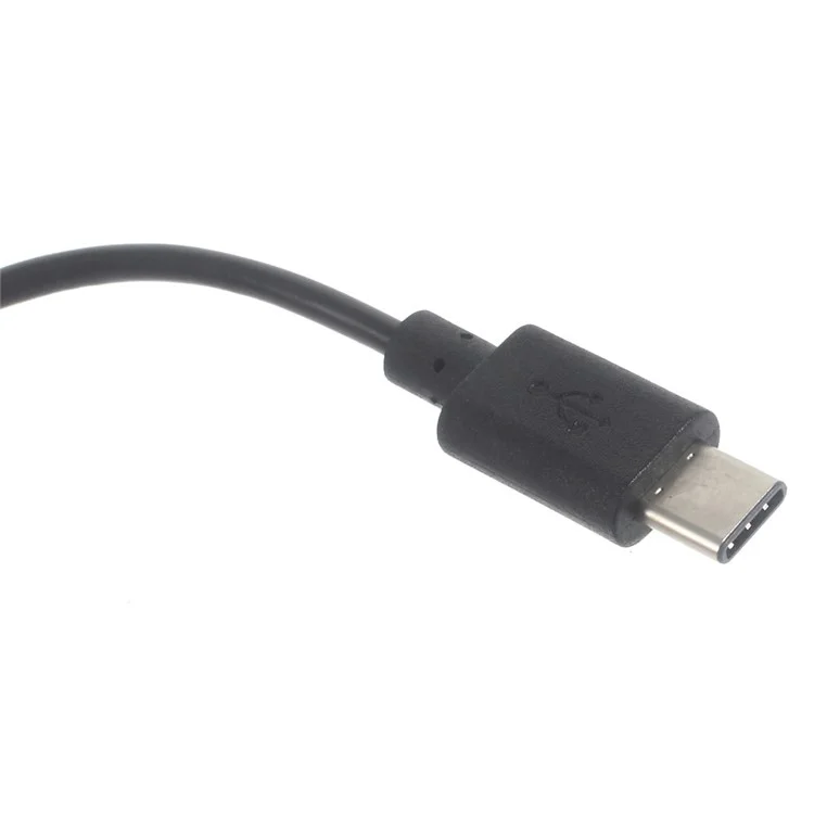 USB 3.1 Type C Male to 2 USB 2.0 Female Extension Cable 20cm