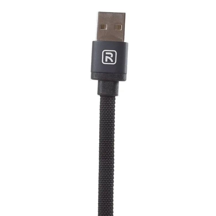 RECCI Canvas Series RCL-Y100 Type-C USB Charging Cable for Samsung HTC Huawei - Black