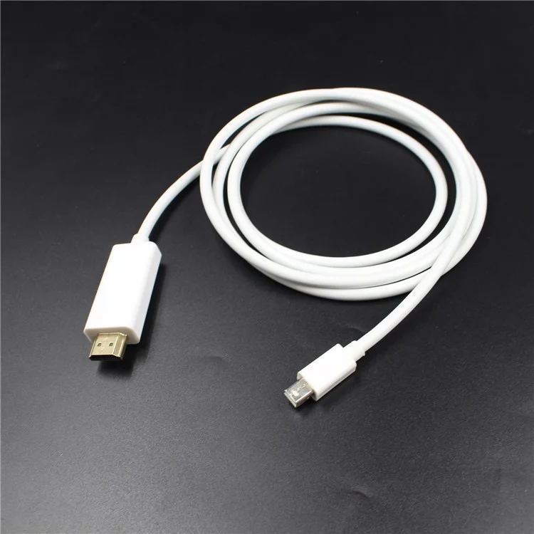 Male Mini DisplayPort to Male HDMI Adapter (1.8m)