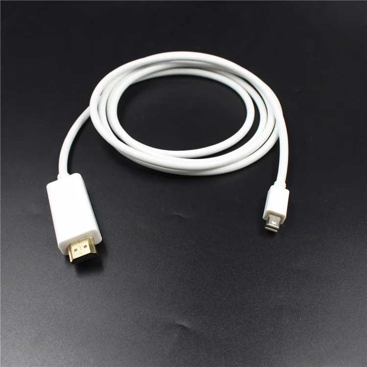 Male Mini DisplayPort to Male HDMI Adapter (1.8m)