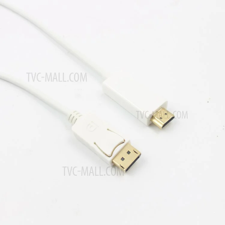 1.8M 1080P Displayport DP to HDMI Cable