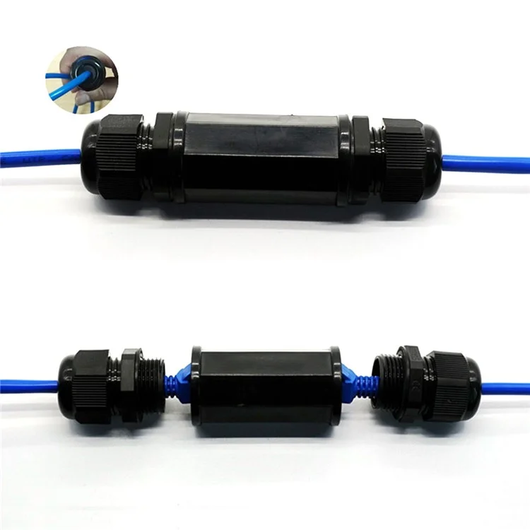 CY UT-012 Locking Waterproof CAT6 RJ45 Female to Female Lan Ethernet Network Extension Adapter