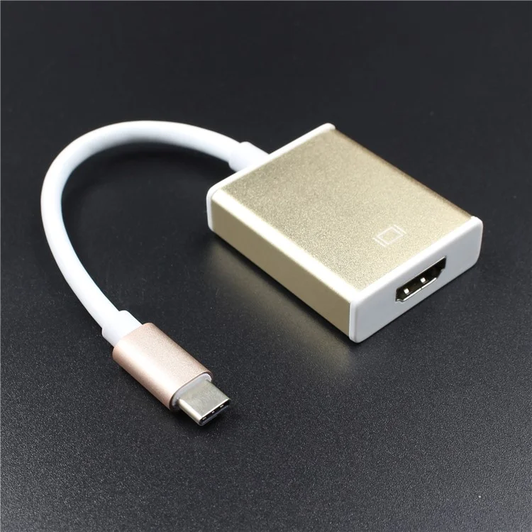 USB 3.1 Type C USB-C to HDMI Converter Adapter Cable with Metal Shell