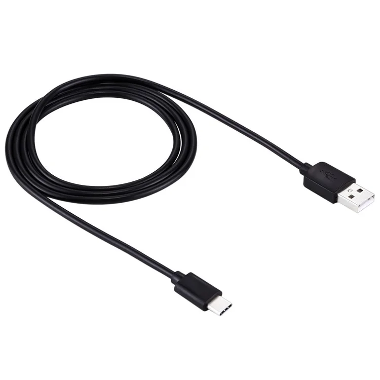 HAWEEL HWL-1020 1m Type-C USB2.0 Data Sync Charging Cord Cable - Black