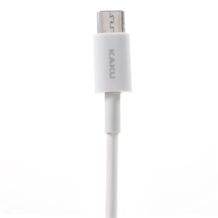 KAKU Original Series 1M 2.4A Fast Charging Micro USB Data Charge Cable for Samsung Huawei Xiaomi - White