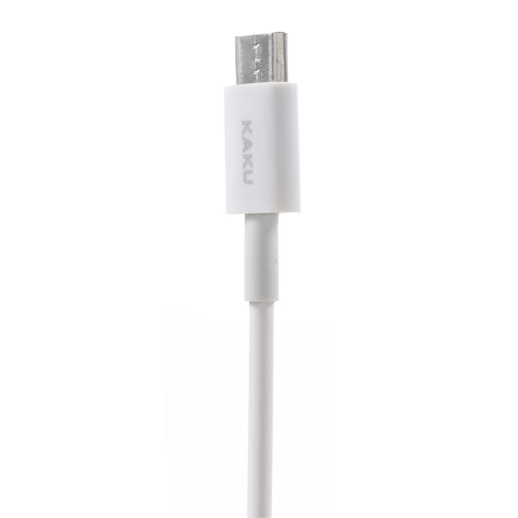 KAKU Original Series 1M 2.4A Fast Charging Micro USB Data Charge Cable for Samsung Huawei Xiaomi - White