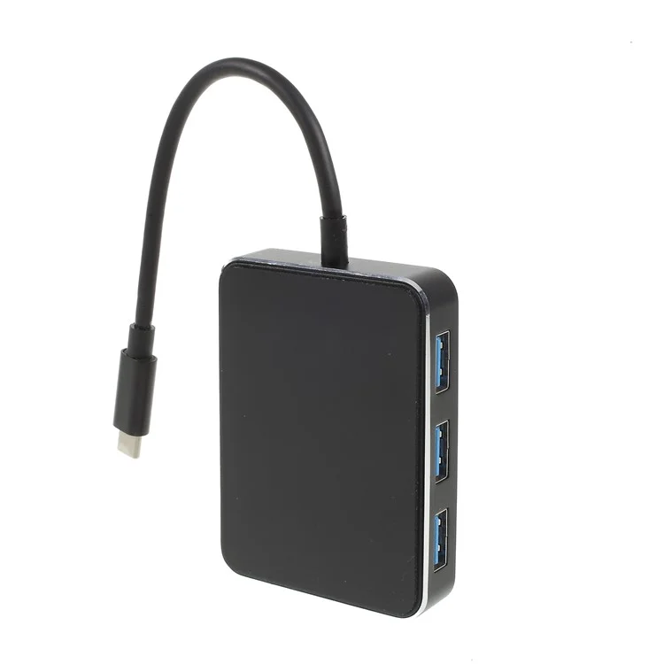 7-in-1 USB-C Multifunctional Adapter with 3 USB 3.0 + VGA + HDMI + TF/SD Card Reader Ports