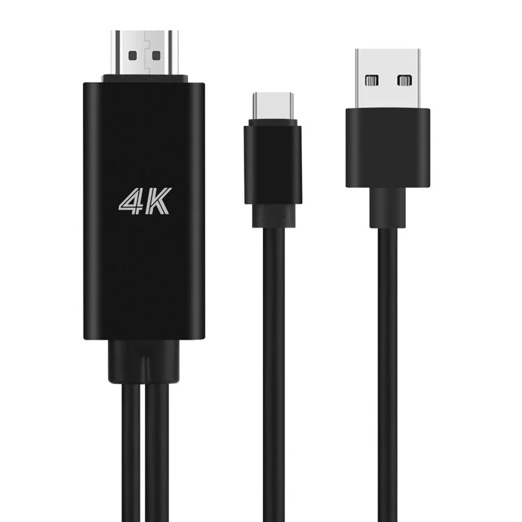 USB 3.1 Type-C to HDMI TV/HDTV Video Cable for Samsung Galaxy S8/S9 Plus