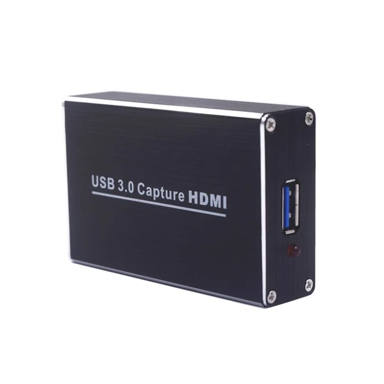 Video Capture with USB3.0/2.0 Dongle 1080P 60FPS Drive-Free Capture Card Box for Windows Linux OS X System