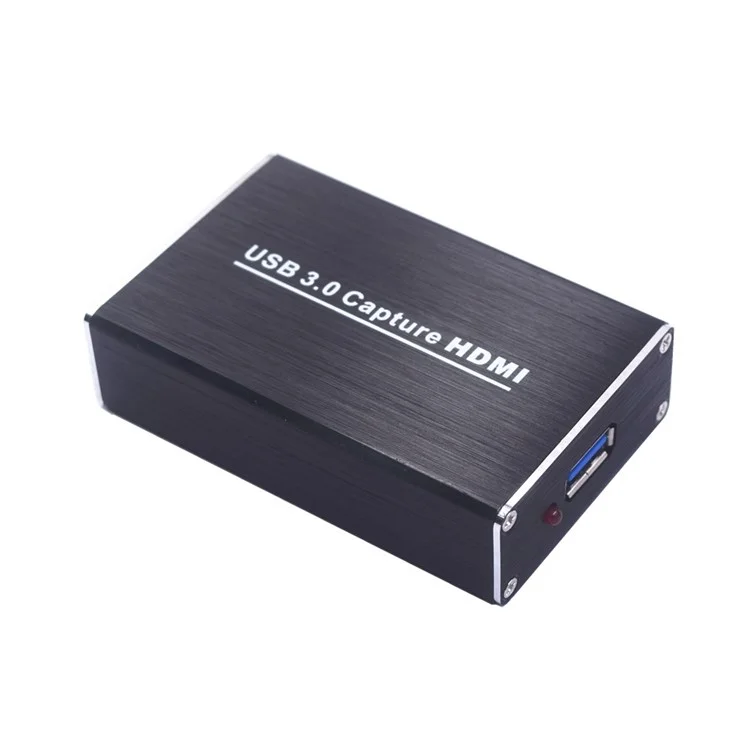 Video Capture with USB3.0/2.0 Dongle 1080P 60FPS Drive-Free Capture Card Box for Windows Linux OS X System