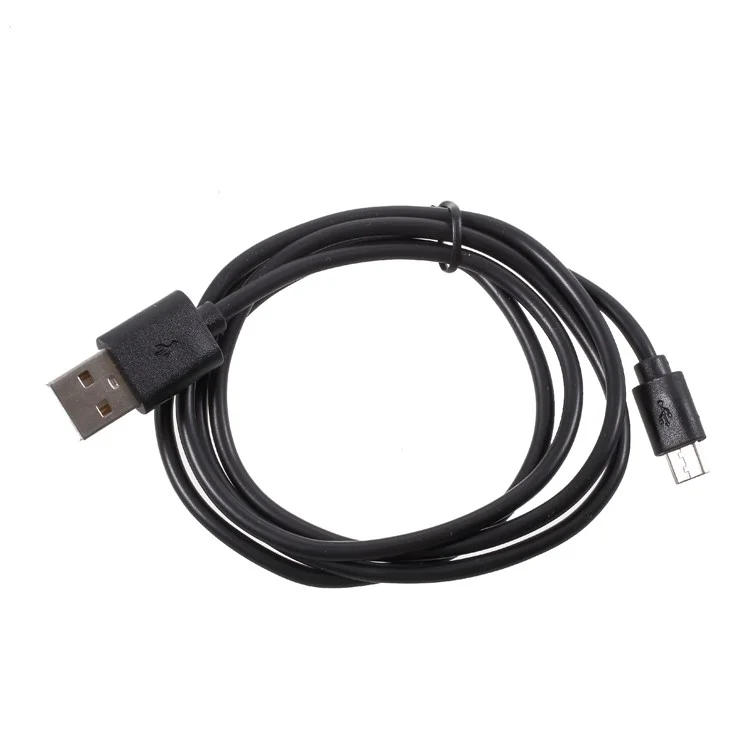1.0M Micro USB Data Sync Charging Cable for Samsung HTC Huawei - Black