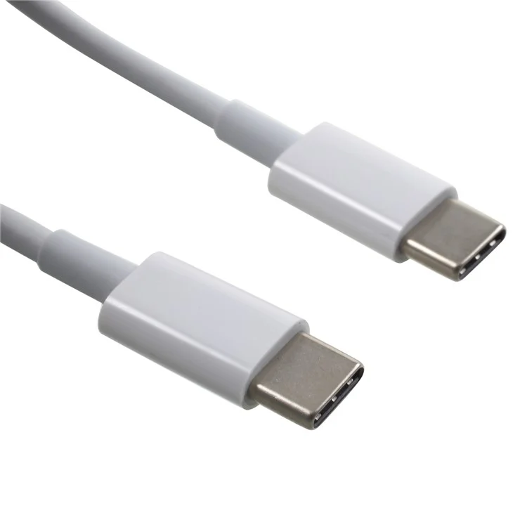 MA018 1m 5A Male to Male USB Type-C Data Sync Charge Cord - White