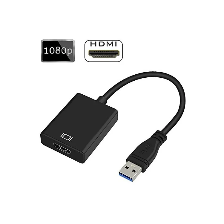 USB 3.0 to HDMI Audio Video Adapter Converter Cable for Windows 7/8/10 PC