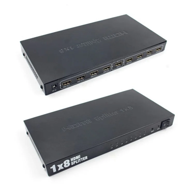 Ultra HD 4K HDMI Splitter 1x8 8-Port Repeater Amplifier Hub 3D 1080P