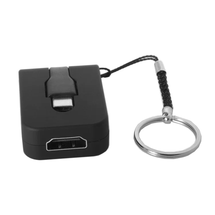 CY UC-071 Mini USB Type-C to HDMI Adapter for MacBook / Chromebook / Huawei Mate 10 Pro Etc.