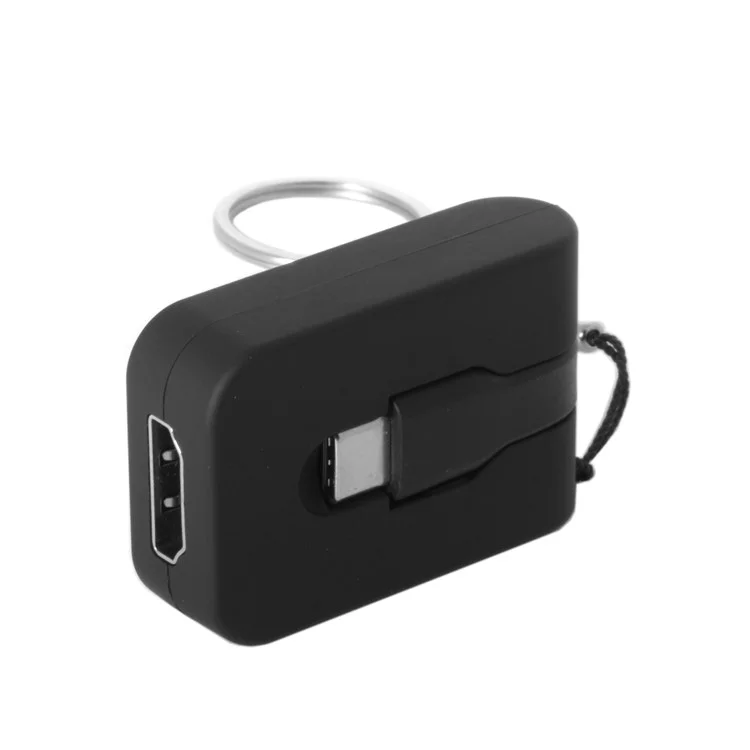 CY UC-071 Mini USB Type-C to HDMI Adapter for MacBook / Chromebook / Huawei Mate 10 Pro Etc.