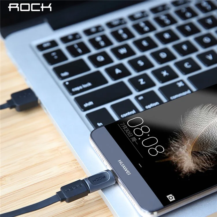 ROCK Micro USB Female to Type-C Male Charging Data Adapter