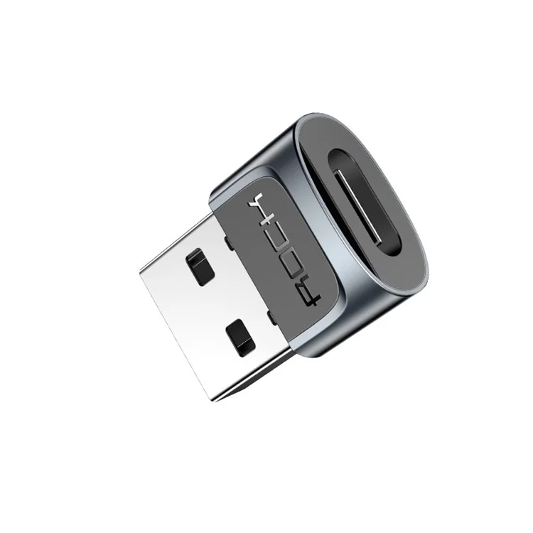 Rock Tipo-c Femenino a USB Adaptador de Datos de Carga Masculina