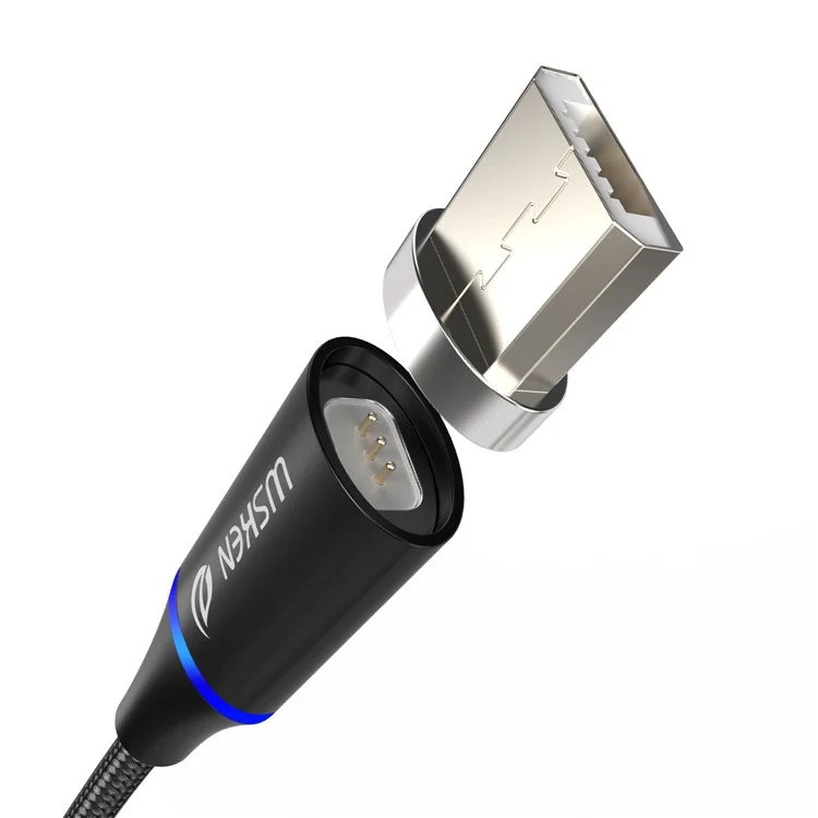 WSKEN Magnetic Quick Connect Micro USB Head Converter for Micro USB Data Sync Charge Cable