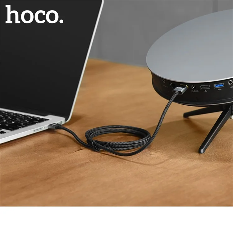 HOCO UA12 1.5M Male to Male Nylon Braided 4K HDMI Cable