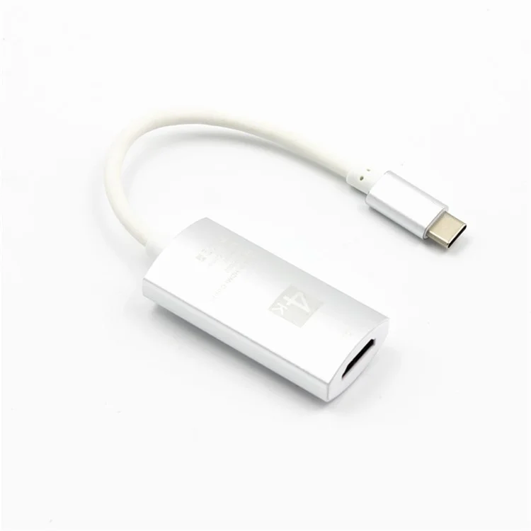 4K USB 3.1 Type C USB-C to HDMI HDTV Adapter Cable for Samsung Galaxy S9 / S8 etc. - White