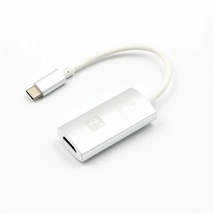 4K USB 3.1 Type C USB-C to HDMI HDTV Adapter Cable for Samsung Galaxy S9 / S8 etc. - White