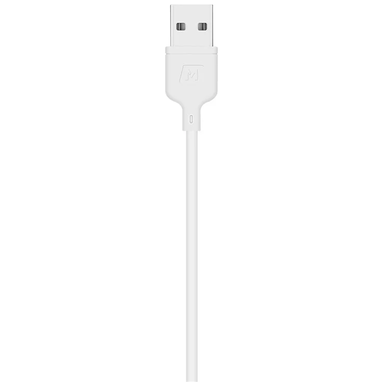 MOMAX MFI Certified Lightning 8 Pin 2.4A Output Charging Data Cable for iPhone iPad iPod (1m) - White