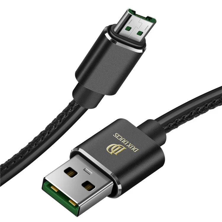 DUX DUCIS K-MAX 1m 5A Micro USB High Speed Charge Sync Date Cable, Support Oppo VOOC and QC3.0 - Black