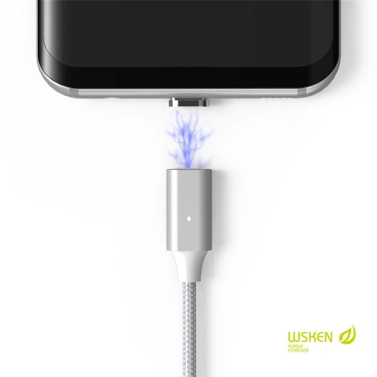 WSKEN Lite 2 Metal Magnetic Charging Cable for iPhone Samsung Huawei