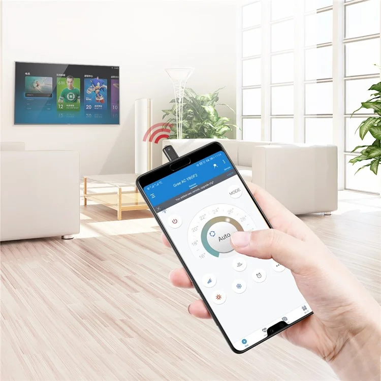 BASEUS R02 Smartphone Type-C IR Wireless Remote Control - Black
