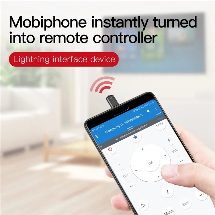 BASEUS R02 Smartphone Type-C IR Wireless Remote Control - Black