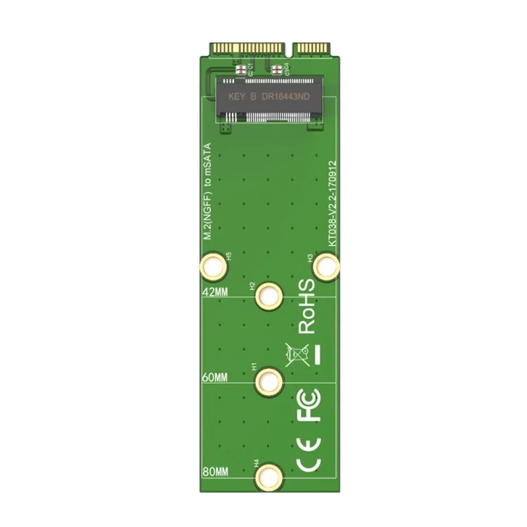 MAIWO KT038 MSATA NGFF Interface SATA Protocol Computer Adapter Card