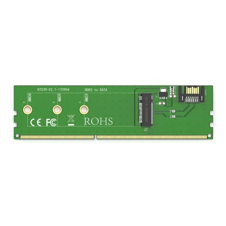 MAIWO KT039 SATA to M.2 Hard Disk DDR3 Power Supply Solid State Disk System Disk Adapter