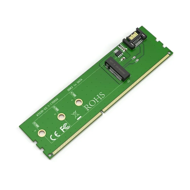 MAIWO KT039 SATA to M.2 Hard Disk DDR3 Power Supply Solid State Disk System Disk Adapter