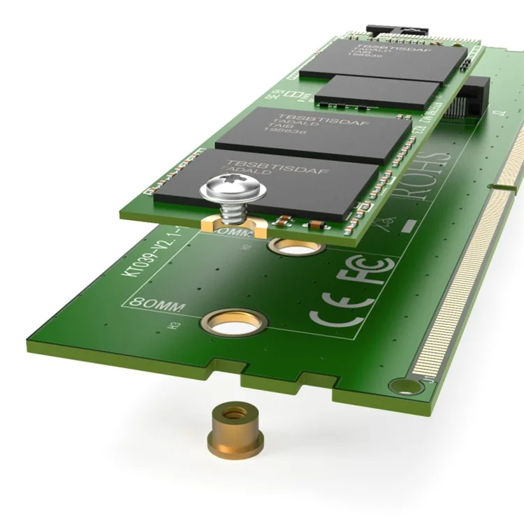 MAIWO KT039 SATA to M.2 Hard Disk DDR3 Power Supply Solid State Disk System Disk Adapter