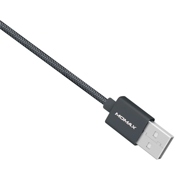 Grey - MOMAX MFI Certified 1m 2-in-1 Lightning 8Pin + Micro USB Charge Data Cable for iPhone Samsung Huawei