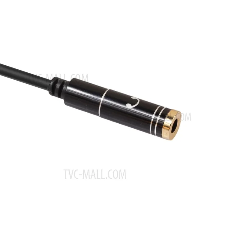 REXLIS Single 3.5mm Male Port to Dual Ports 3.5mm Female Headphone Audio Splitter Cable Adapter