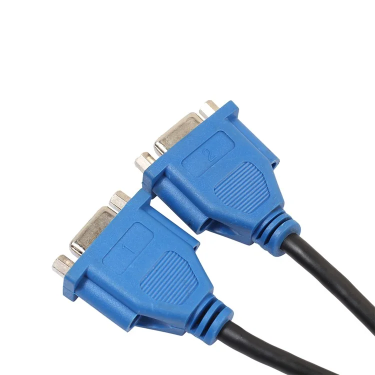 LFH (DMS) DVI 59 Pin Male Port to 2 VGA Female Ports Adapter Splitter Cable