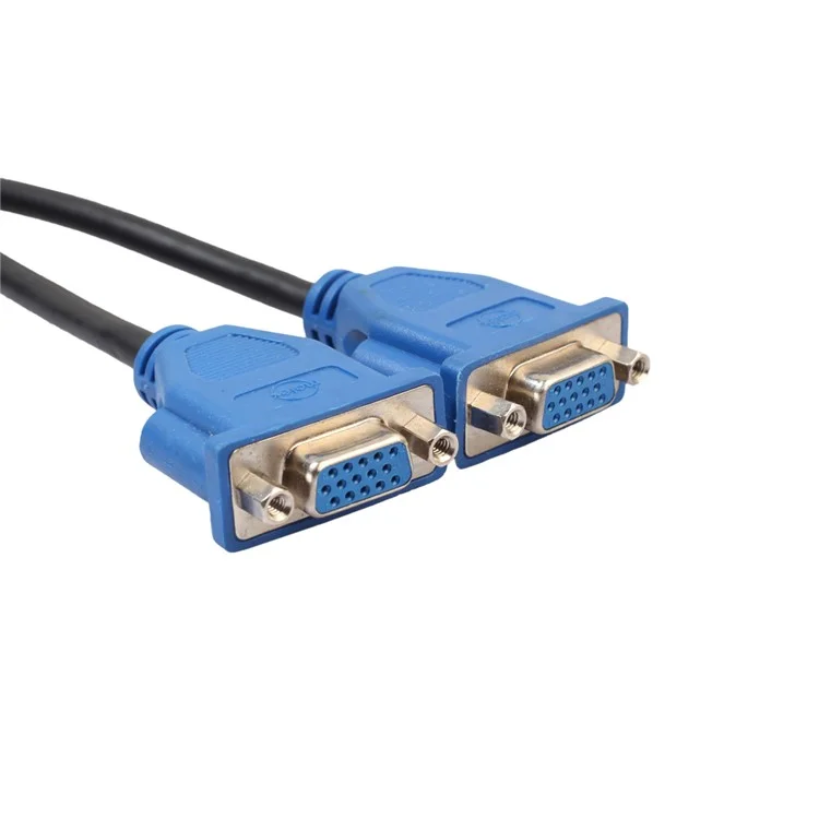 LFH (DMS) DVI 59 Pin Male Port to 2 VGA Female Ports Adapter Splitter Cable