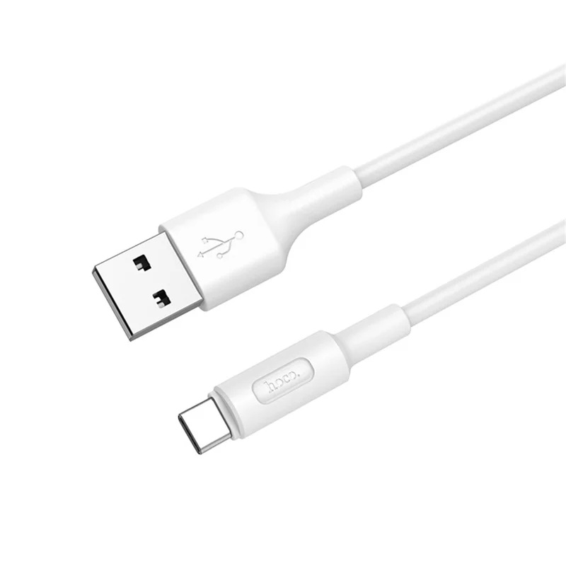 HOCO X25 1M Soarer Type-C Data Transfer Charging Cable - White