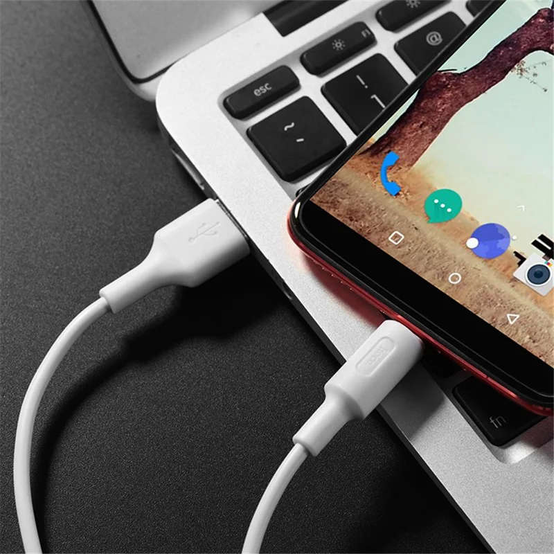 HOCO X25 1M Soarer Type-C Data Transfer Charging Cable - White