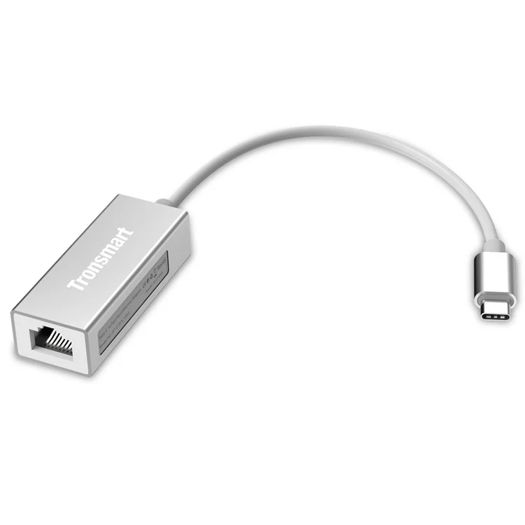 TRONSMART Type-C USB to RJ45 Ethernet LAN Wired Network Cable Adapter for Samsung Huawei LG