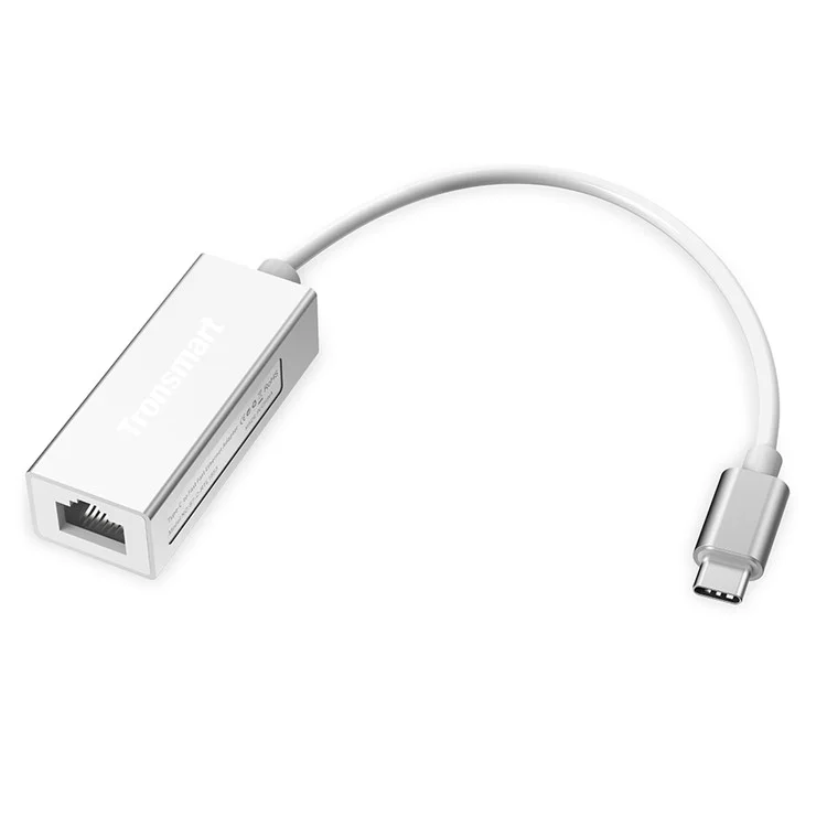 TRONSMART Type-C USB to RJ45 Ethernet LAN Wired Network Cable Adapter for Samsung Huawei LG