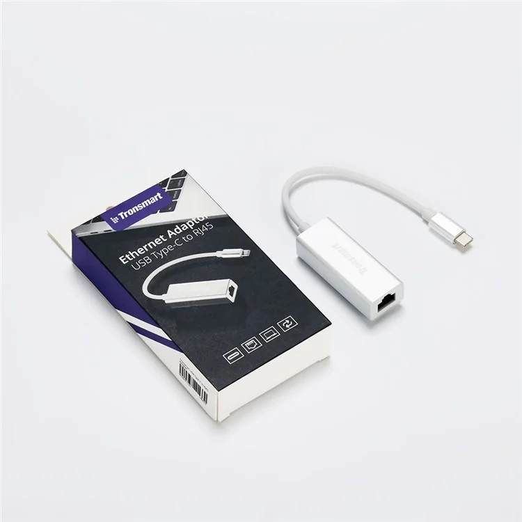 TRONSMART Type-C USB to RJ45 Ethernet LAN Wired Network Cable Adapter for Samsung Huawei LG